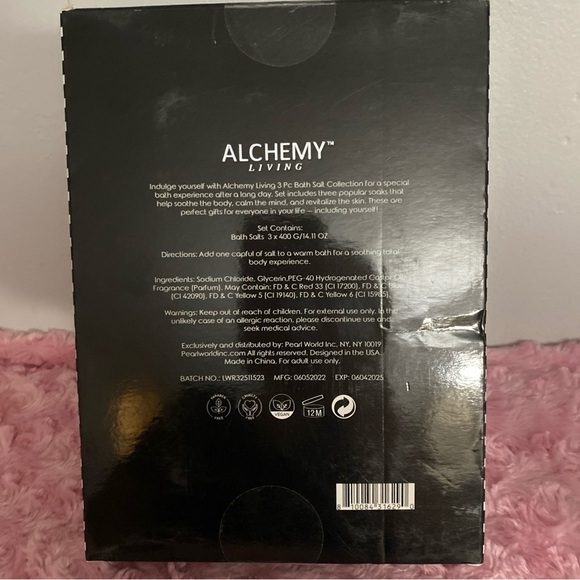 Alchemy Living Bath Salt Collection Bath Salt Infused With Citrus, Rose, Berries - Picture 4 of 4